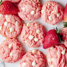 strawberry cheesecake cookies from cake