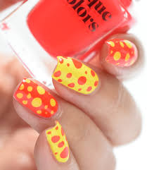 simple neon dotticure stickers nail