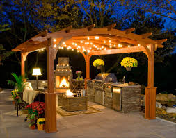 Outdoor Kitchen With Fireplace Ideas