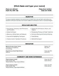 Beauty Sales Resume Sample Cosmetology Student Templates More