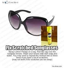 fix scratched sunglasses cool diy