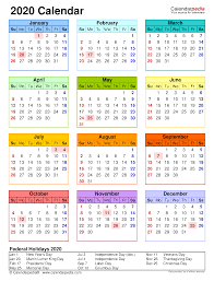 This page contains a national calendar of all 2021 public holidays for myanmar. 2020 Calendar Free Printable Excel Templates Calendarpedia