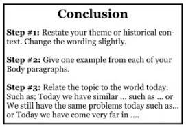 how to write a conclusion