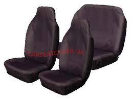 Black Waterproof Car Seat Covers