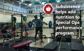 army spec ops nutrition program