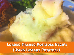 easy loaded mashed potatoes recipe