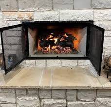 Wood To Gas Fireplace Conversion In