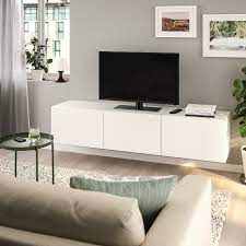 Ikea wohnzimmer ideen besta wohnwand. Besta Tv Bank Mit Turen Weiss Lappviken Weiss Ikea Deutschland