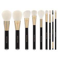 full set of 9 makeup brushes white