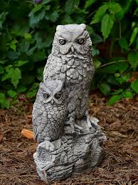 Large Owl Sculpture Stone Owl Statue