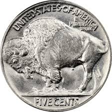 1937 5c Ms Buffalo Five Cents Ngc