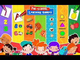 kids pre learning games apps on