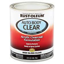 rust oleum auto body clear acrylic