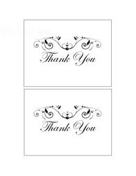 Printable Templates For Thank You Cards Download Them Or Print