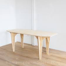 The order of cuts will be numbered. Modern Plywood Table Novocom Top