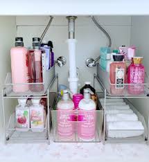 makeup drawer and bathroom organization