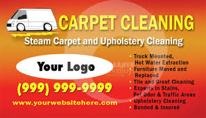 carpet cleaning business cards c0001
