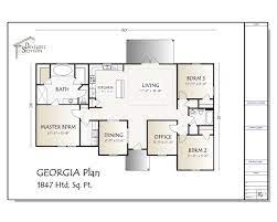 Georgia House Plan 1847 Square Feet