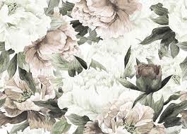 Also for mobile and tablet. Large Blush Floral Wall Mural Little Crown Interiors