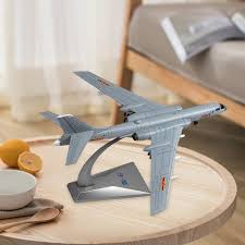 aircraft model with display stand for