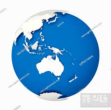 earth globe 3d world map with grey