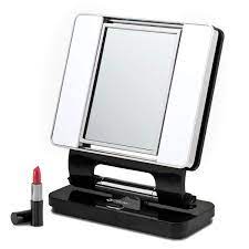 natural 5x 1x lighted makeup mirror