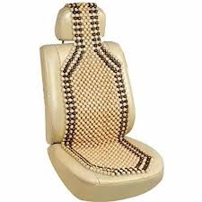 Sac High Quality Wooden Bead Seat Beige