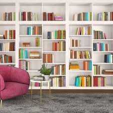 Books Wallpaper Cara Saven Wall Design