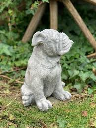 Boxer Dog Statue Garden Statue