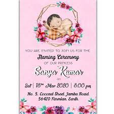 baby naming ceremony e card template 49