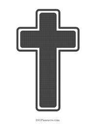 cross template cross clipart maker