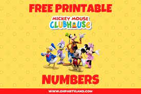 free printable mickey mouse clubhouse