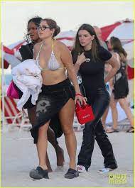 Julia Fox Hits the Beach with Friends ...