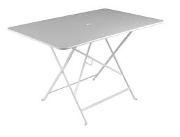 Bistro Metal Folding Table With Parasol