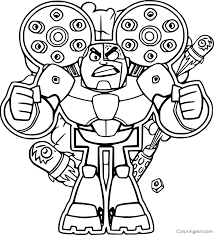 Use these images to quickly print coloring pages. Cyborg With Guns Coloring Page Coloringall