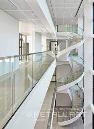 Your glass banister stock images are ready. Glass Railings Glass Balustrades Metallart Stairs