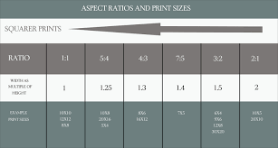 Standard Aspect Ratios Print Sizes For Family Photos