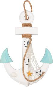 13 Nautical Wooden Anchor With