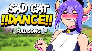 Sad Cat Dance 🐱 Minecraft Cow | Animation (Full Song) - YouTube