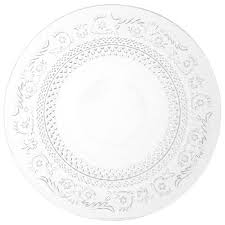 classica glass dinner plate d 25cm