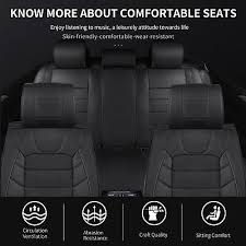 Car Seat Covers Full Set Cushion Black