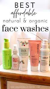 natural organic face washes