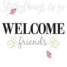 Welcome Friends Wall Sticker L And