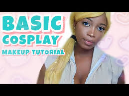 basic cosplay makeup for dark skin