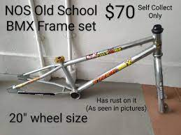nos old bmx frame set sports