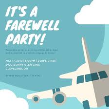 Customize 3 999 Farewell Party Invitation Templates Online Canva