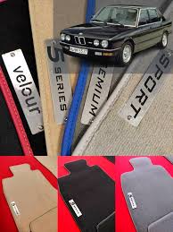 e28 velour carpet floor mats 1981