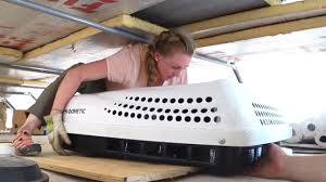 Low profile roof ac unit. This Will Make The Purists Blood Boil Rv Air Conditioning Youtube