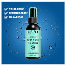 1 nyx makeup setting spray dewy