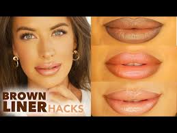 who loves brown lip liner make up